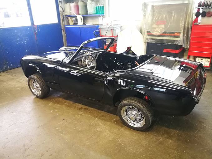 Triumph Spitfire – Arbeit der Carrosserie Helg