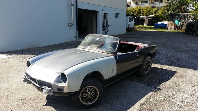 Triumph Spitfire – Restauration bei der Carrosserie Helg