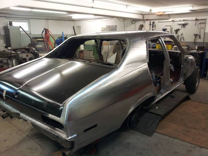 Chevrolet Nova – Restauration bei der Carrosserie Helg