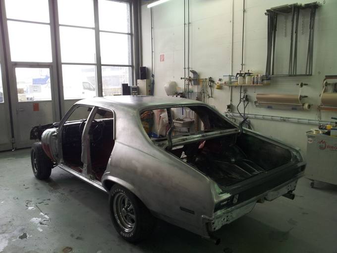 Chevrolet Nova – Arbeit der Carrosserie Helg