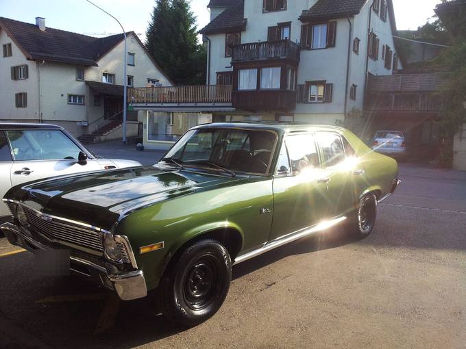Chevrolet Nova – Restauration bei der Carrosserie Helg
